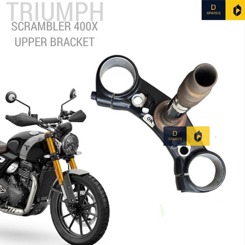 Fit For Triumph Scrambler 400X Lower Bracket , T FORK  - Foto 1 di 6