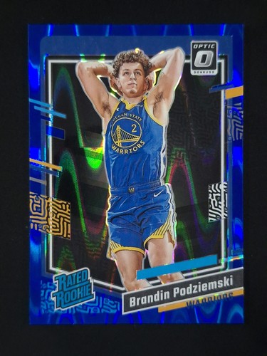 2023-24 Panini Donruss Optic BRANDIN PODZIEMSKI 99/249 RC Blue Seismic #203