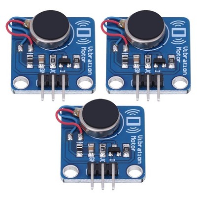 3Pcs Vibration Motor Module, DC5V 9000RPM DIY Motors Modules, PWM Control Vib...