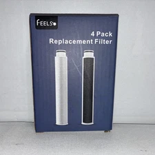 4 Pack Replacement Filters For Feelso Black Bathroom Faucet New 