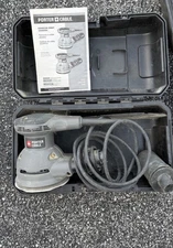 Porter Cable Random Orbit Sander 5-inch Disc 343 Case 8 Hole Sanding Tool Filter