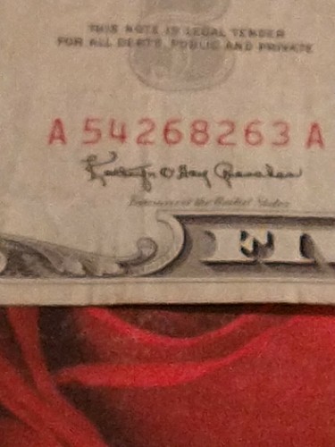 ๐บ๐ธ๐ฆ
(A54268263A) Series 1963 $5 Block A-A Red Seal ๐ด๐ฆญ Old Note๐บ๐ธ๐ฆ
- Picture 5 of 9