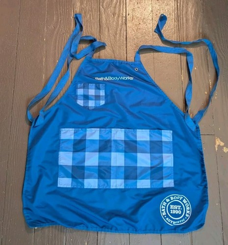 Bath & Body Works Blue Apron-Size S/M-Adjustable Straps