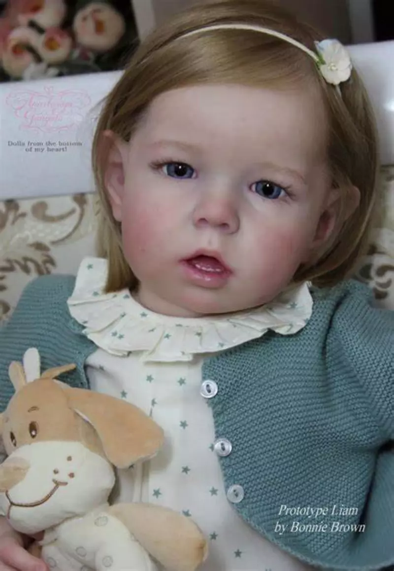 28in Big Size Huge Toddler Reborn Doll kit Liam Soft Touch Fresh Color Blank Kit