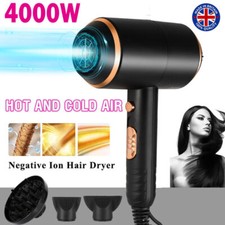 Professional 4000W Ionic Blow Dryer Lightweight for Salon Quality Hair Styling