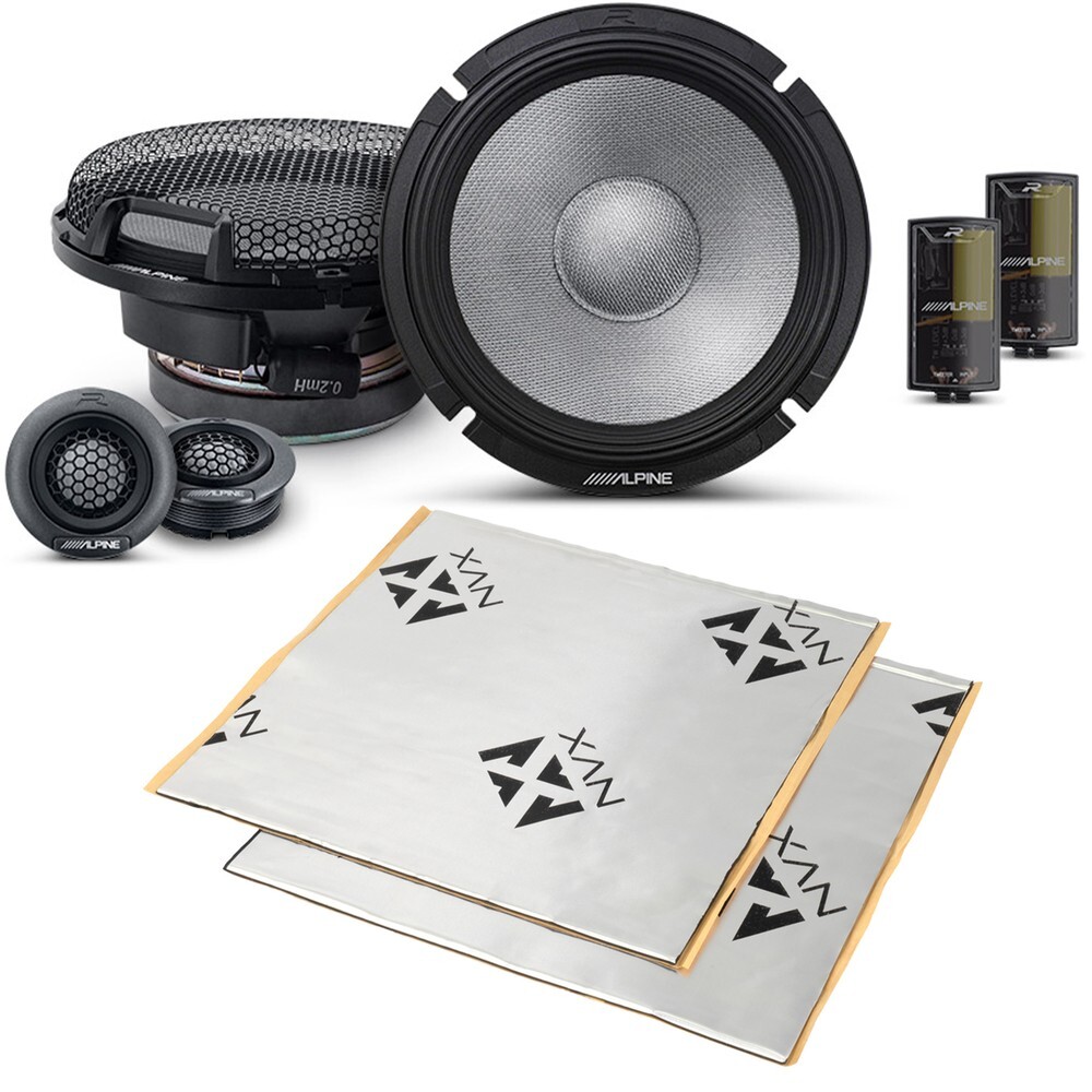 Автомобильные компонентные колонки Alpine R2-S65C мощностью 200 Вт 65 Вт Демпфирование звука 6629000₽