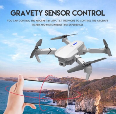 3.7V 1800mAh 4CH 2.4G Flugzeug 4K RC Air Plane für Jungen (Grau 2Len 2Akku)