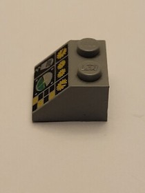 Lego 1x 3039pc5 Light Gray Slope 45 2 x 2 with Flight Control Pattern 6544