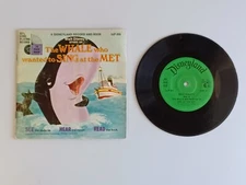 THE WHALE WHO WANTED TO SING AT THE MET 1970 Book Record Set Disneyland LLP-355