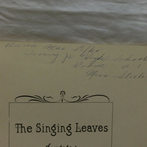 Vintage Music Booklet "The Singing Leaves" Cantata By Grace Mayhew - Picture 2 of 12