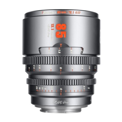 7Artisans Hope Prime 85mm T2.1 Cinema lens for MFT M43 mount camera =Titanium=