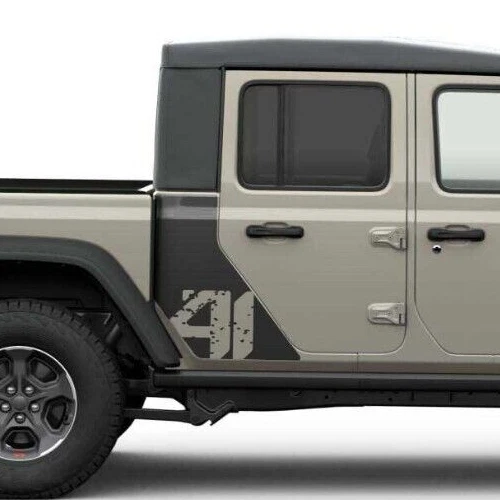 Gráficos de panel de cuarto lateral EE. UU. para Jeep Gladiator calcomanía JT y nuevo jt 2019 Gráficos de panel de cuarto lateral EE. UU. para Jeep Gladiator calcomanía JT y nuevo
