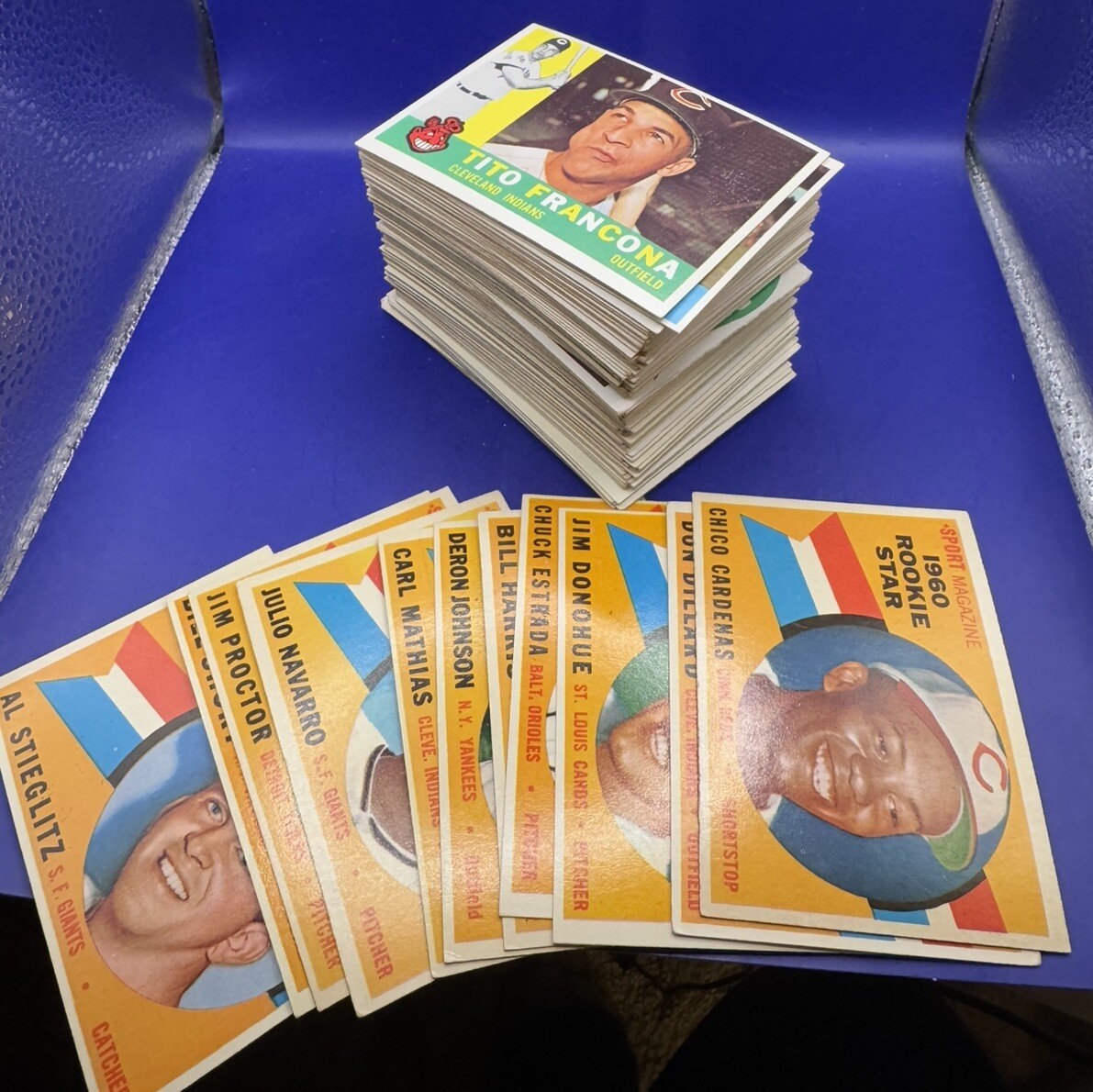 1960 Topps baseball Starter Set/lot. 150 Diff.   VG+  Starter Lot.