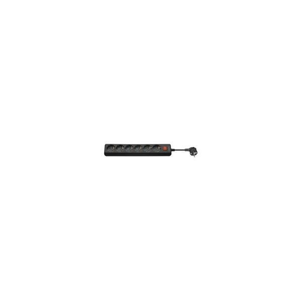 Goobay Presa Multipla a 6 Posti Schuko con Cavo 1,5m Nero