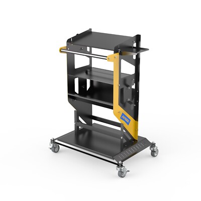 AUTOOL Car 360°Rolling Cart 660LBS Capacity 3 Tier Automotive Diagnostic Dollies