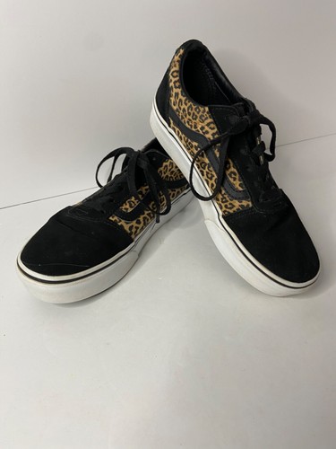 vans off the wall leopard shoes