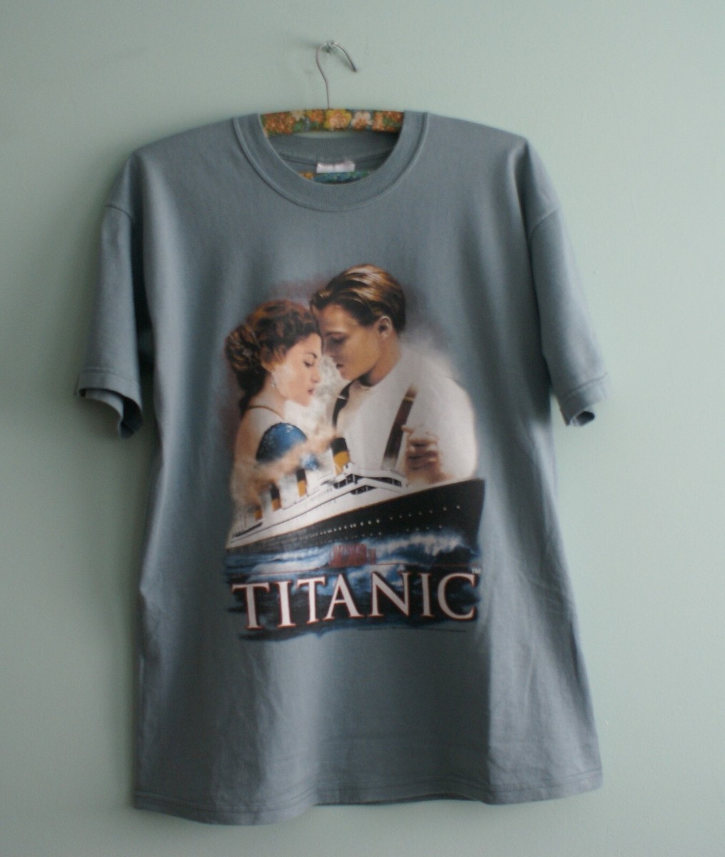 トップス titanic vintage 1998 Official Titanic t-shirt, Leonardo Di Caprio Vintage