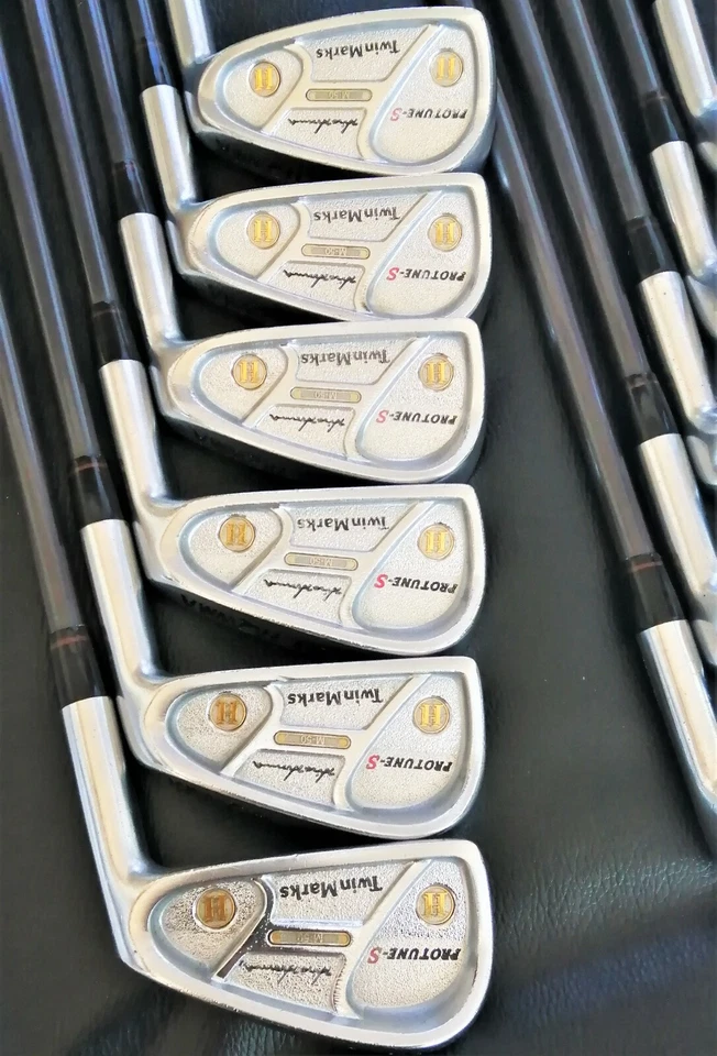 罕见高尔夫铁杆套装 HONMA Twin Marks PROTUNE-S Doric 钛 (S) M50 11 件 3-SW  — 第 2/4 张图片