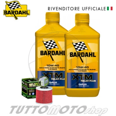 BARDHAL + HIFLO Tagliando KAWASAKI J 300 2014-2020 / Olio Bardahl XTM 10W40 + Filtro