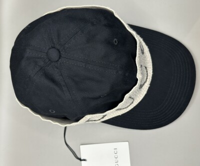 Gucci Gabardine GUCCI Headband Baseball Cap Hat Black Size S  display picture 3