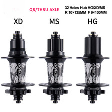 MTB Aluminum alloy Bicycle Hub HG XD MS 4 Sealed Bearing Hub Disc brake 32Holes