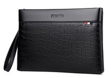 Mens Clutch Bag Man Purse Handbag 12 inches Large Hand Bag Big Clutch Wallet