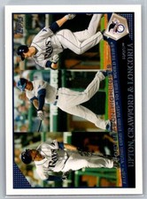 💎2009 Topps  #246 B.J. Upton / Carl Crawford / Evan Longoria - Rays💎