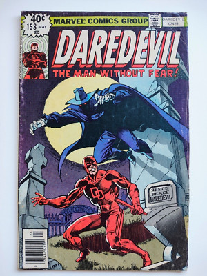 Daredevil 158  Solid 1979 Key First Frank Miller Daredevil Art Marvel Comics
