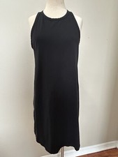 Gap Dress Womens Medium Black A Line Jersey Comfy EUC