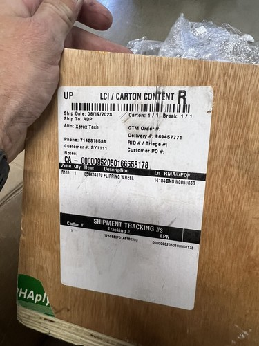 Xerox printer spare part 859K04170 Flipping Wheel - 第 4/7 張圖片