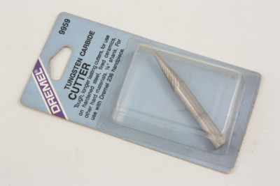 Dremel 9959 Fräser Wolfram-Karbid 1/4 '' Tungsten Carbide Cutter Modellieren