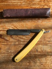 Antique / Vintage Rare F. Narborough German made Hollow Ground Straight Razor