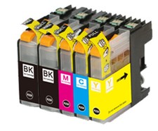 5P XL Ink Cartridges fits Brother LC103 LC101 MFC-J4510DW MFC-J475DW MFC-J875DW