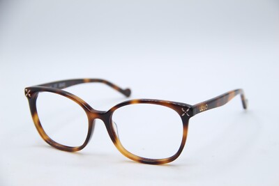 NEW LIU JO LJ 2621 215 HAVANA GOLD AUTHENTIC FRAMES EYEGLASSES 52-16