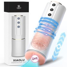 Male Masturbaters Automatic HandsFree Thrusting Cup Rotating Stroker Men Sex Toy