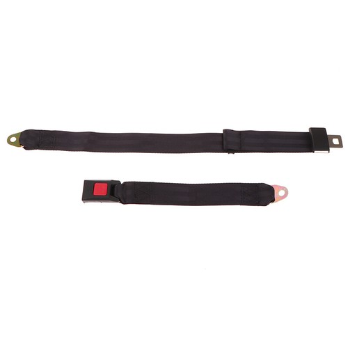 Car Auto Bus Seat Safety Belt Lap 2 Point Adjustable Retractable Univer GS - Picture 3 of 10