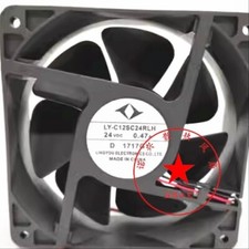 1PCS LY-C12SC24RLH 12038 DC24V 0.47A 12CM 2-wire Inverter Cooling Fan