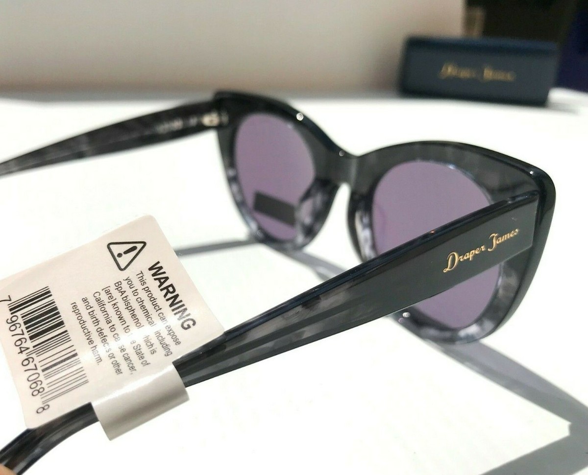 NEW Draper James AUGUST Marble Black Designer Purple Womens  display picture 3