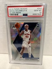 Sekou Doumbouya PSA 10 2019 Panini Mosaic Silver Prizm Rookie RC Lakers E0