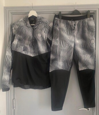 NIKE Dry Fit Thermore Running Half Zip Jacke Windbreaker + Hose Full Set M