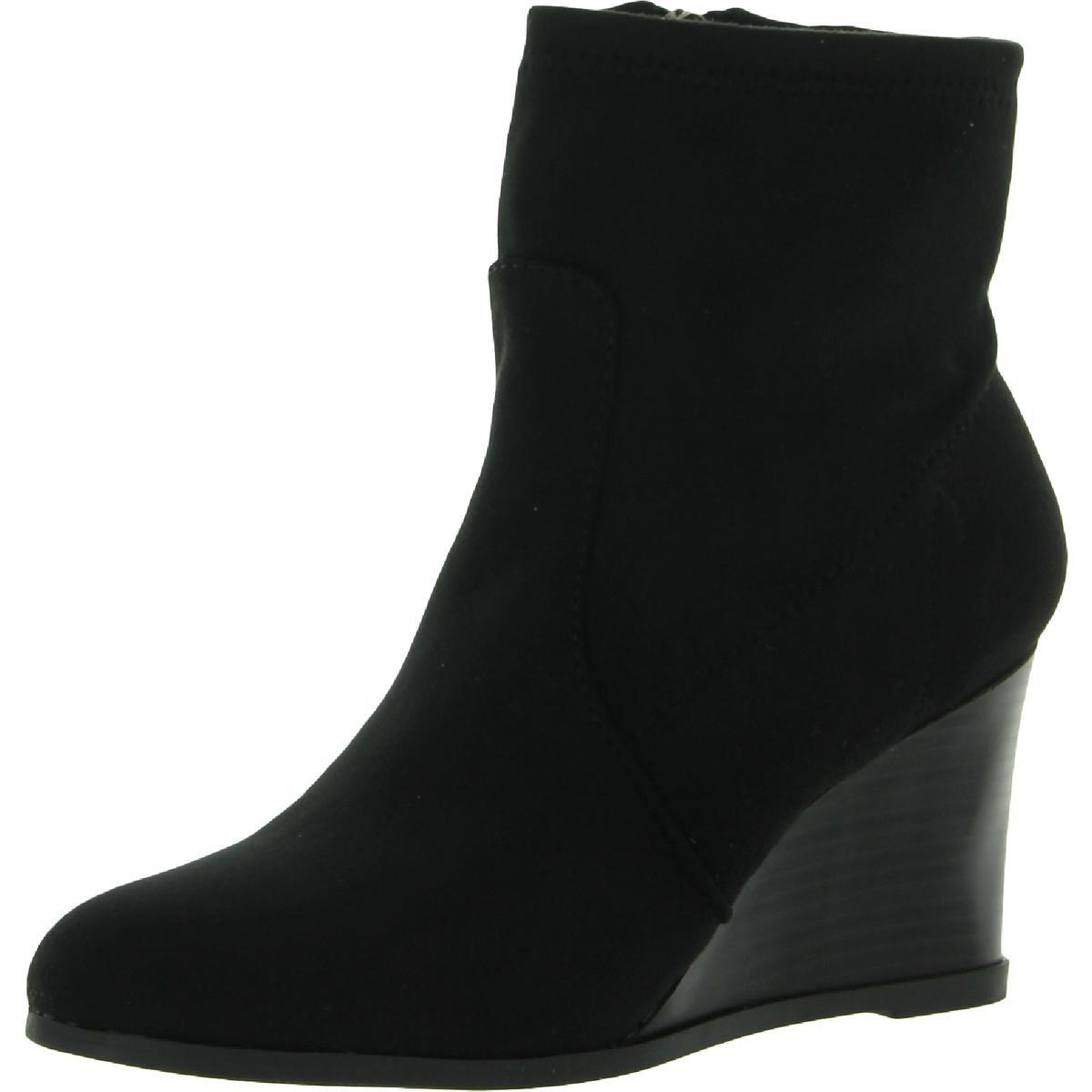 Женские черные ботильоны-ботильоны в стиле Хепберн из коллекции Journee 8 Medium (B,M) BHFO 3003