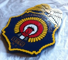 Cinnaminson  Police 3D routed wood plaque Patch Sign Custom