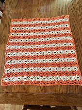 Handmade Crochet throw/baby blanket or a cat/dog bed blanket