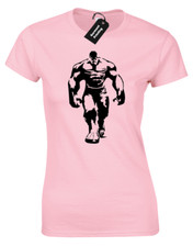 Image of SILHOUETTE OF HULK LADIES T-SHIRT FUNNY AVENGER THOR MANGYM DESIGN TOP IRON