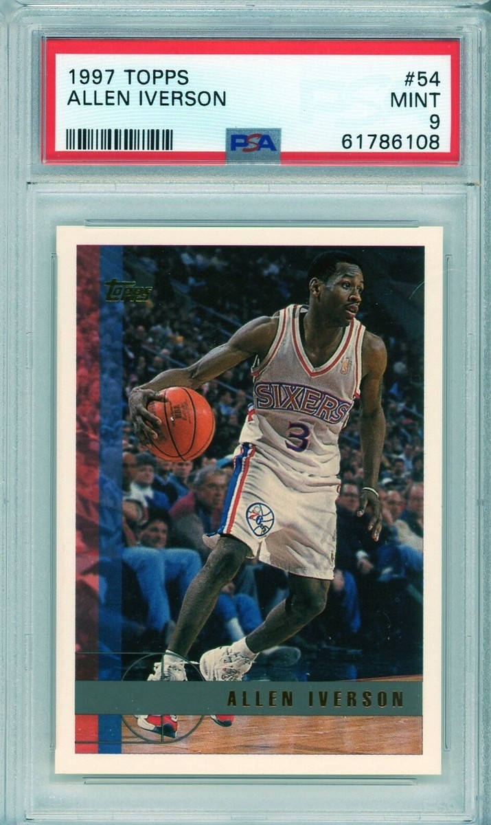 1997 Topps #54 Allen Iverson PSA 9 | eBay