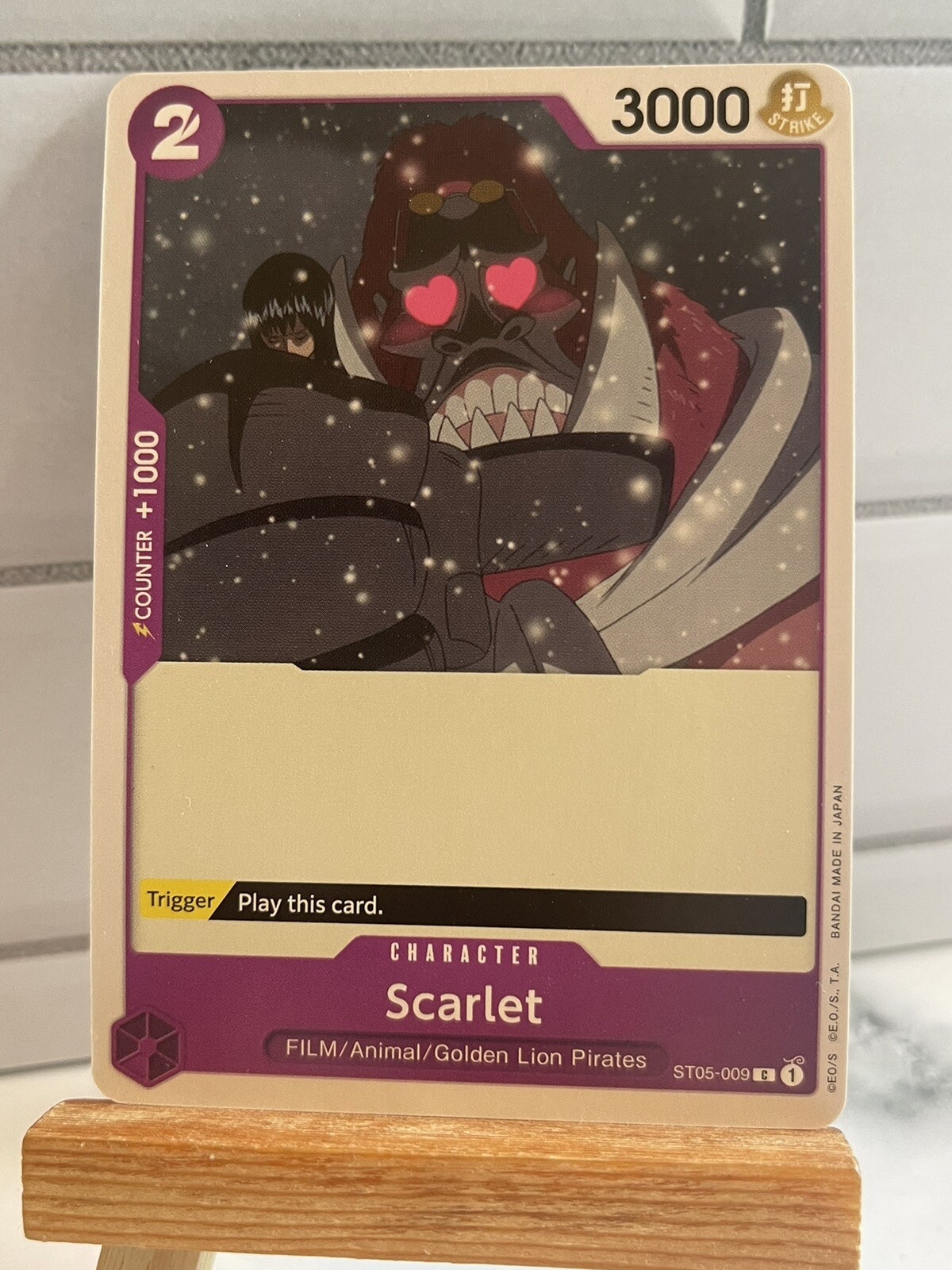 Scarlet - ST05-009 - NM - One Piece TCG