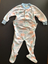 Vintage Spencer's One-piece Footie Pajamas Sleeper 1960's USA. Size 6-9 months