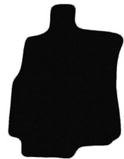 Velour Schwarz Fußmatten, FAHRER Teppich für Renault Megane III cabrio 2008-2015