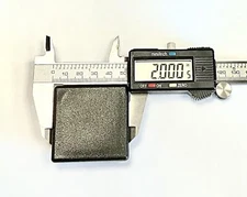 2" Black Plastic Plugs For Square Tubing By Package Of