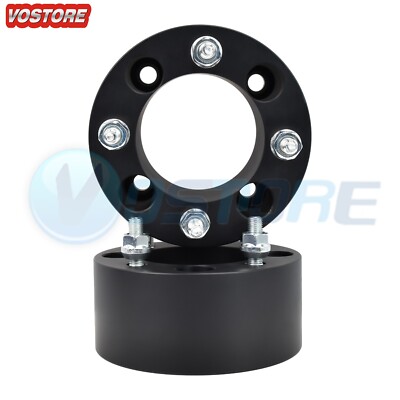 (2) 2.5'' 4x110 Black ATV Wheel Spacers fits Yamaha YFM 450 600 660 Rhino Grizzly